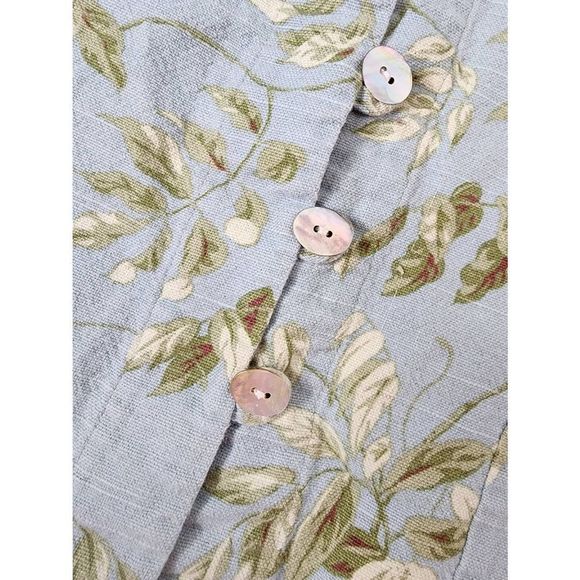 J. Marco Galleries Floral Vest womens medium - Picture 3 of 5